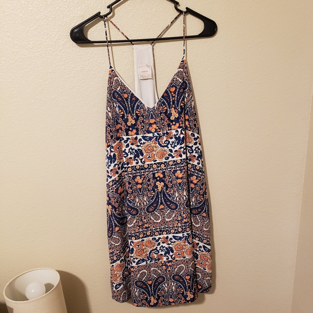Nymphe floral mini dress